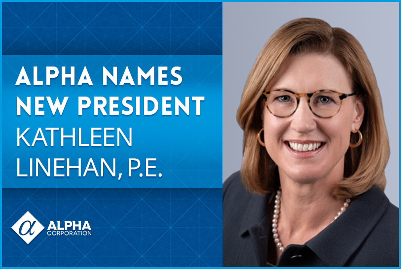 Alpha Names New President—Kathleen Linehan, P.E.