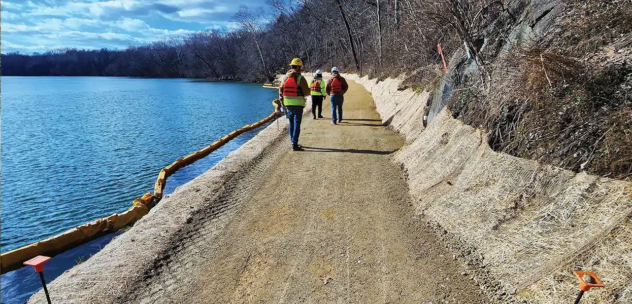 C&O Canal Rehabilitation of Stone Wall and Tow Path at McMahon’s Mill