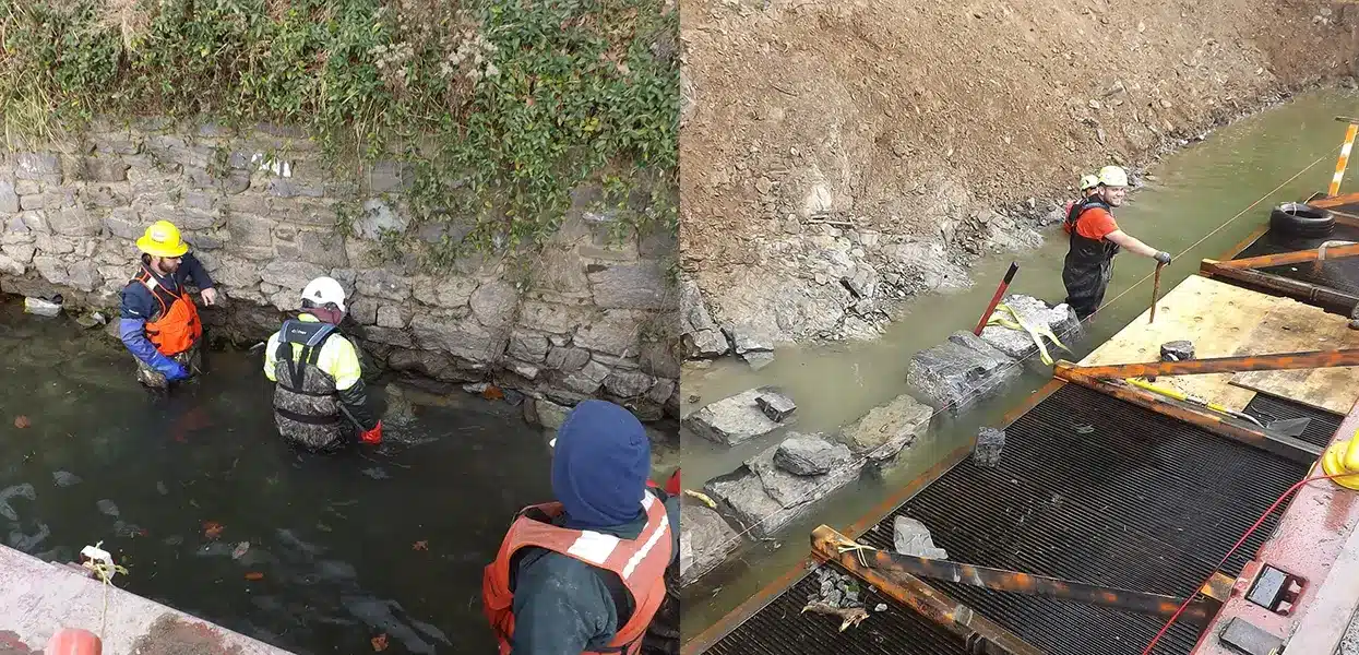 C&O Canal Rehabilitation of Stone Wall and Tow Path at McMahon’s Mill